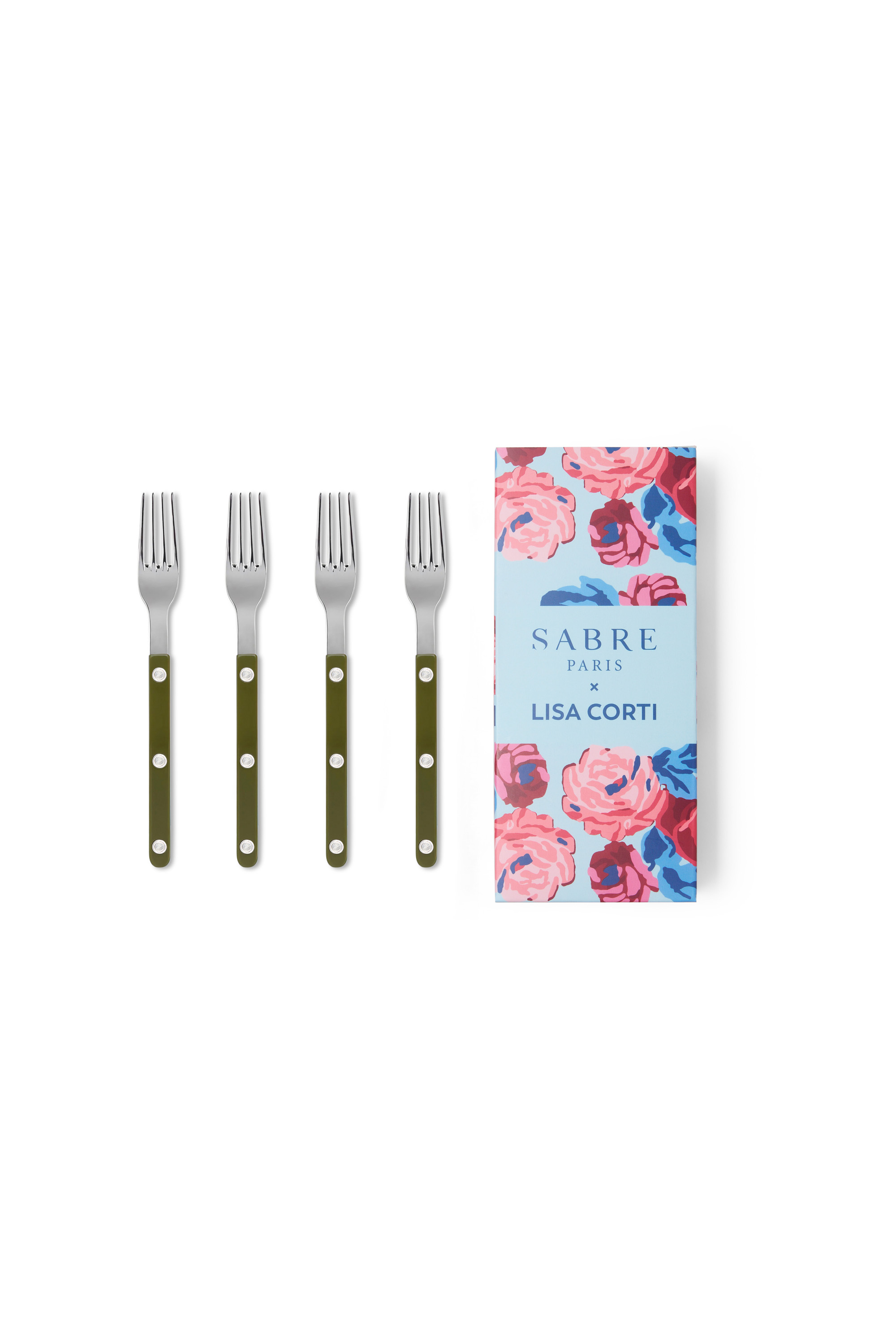 Set 4 Forchette Da Dessert Sabre