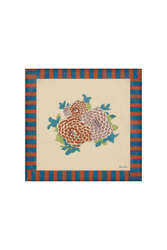 cotton napkin 50x50cm--arabesque corolla natural coffee
