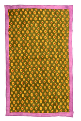 baby quilt 70x110 magnolia lilac peach