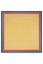 telo cotone 250x270cm--damask design gold