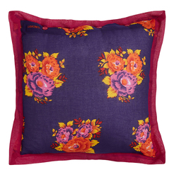 federa 45x45cm --tiger flower dark blue 