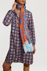 silk scarf 100x200cm--bullet rust 