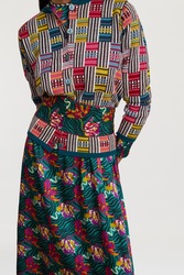 reversible teena belt--ewe tulip peacock