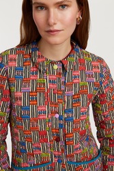 tiblisi jacket--ivory stripes natural