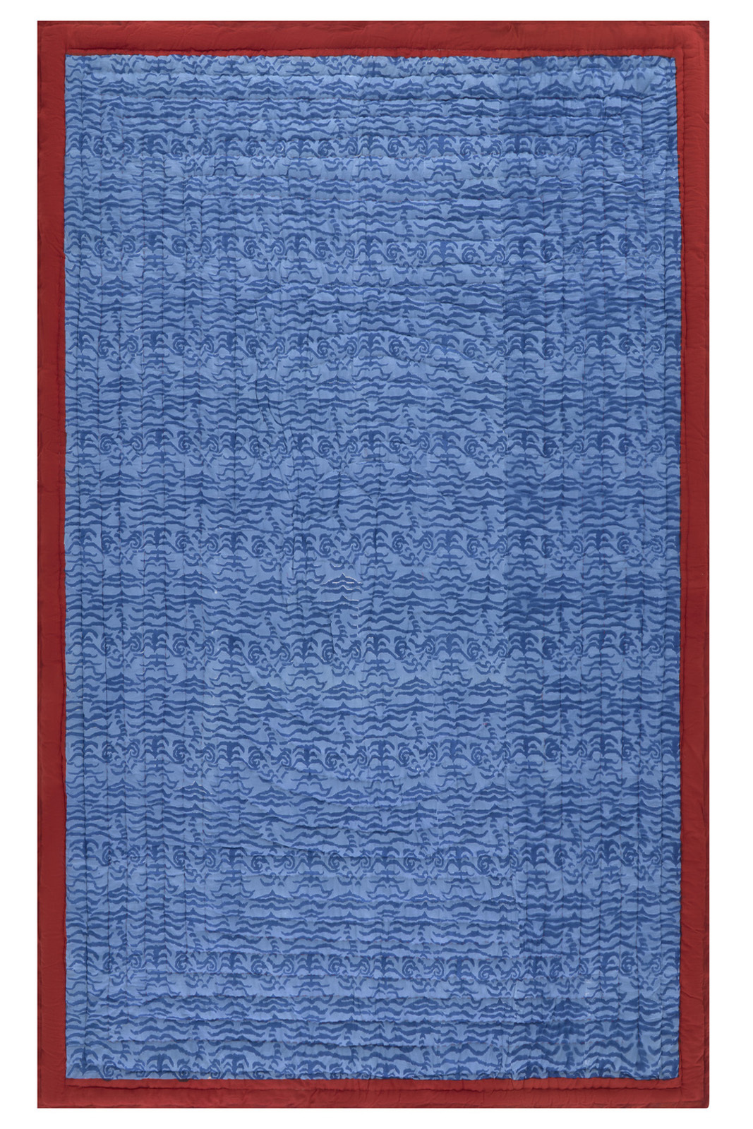 reversible quilt 180x270cm--indian tiger red