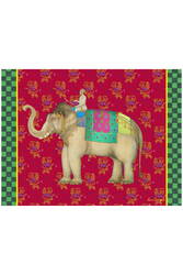 masonite placemat 30x40cm--elephant rany