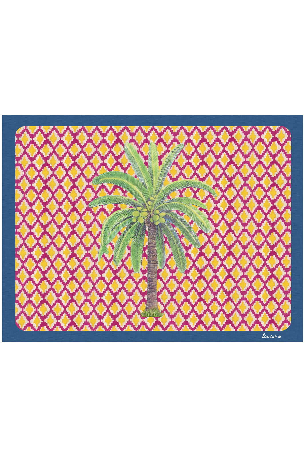 tovaglietta rigida 30x40cm --hima palma yellow