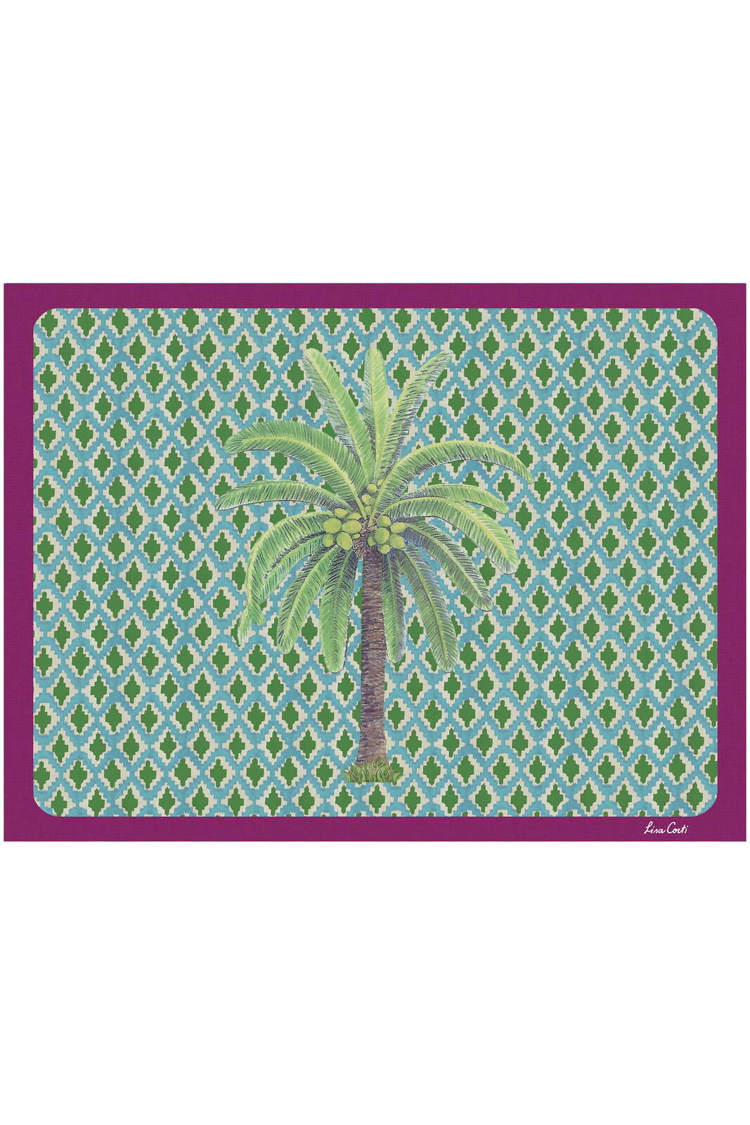 masonite placemat 30x40cm --hima palma green