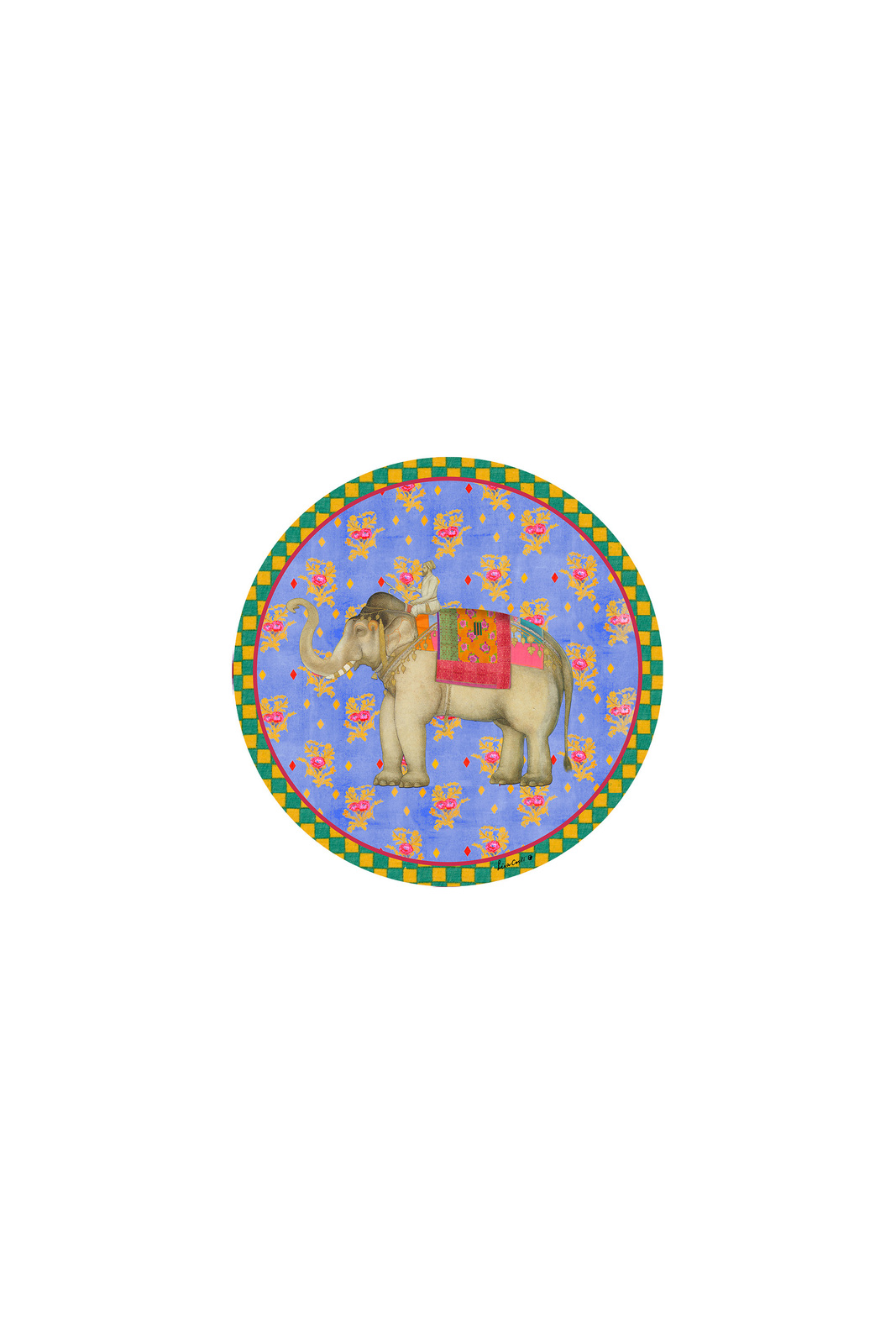 sottobicchiere-- elephant pervinch