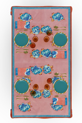 telo cotone 180x270cm--double peonia rust old pink