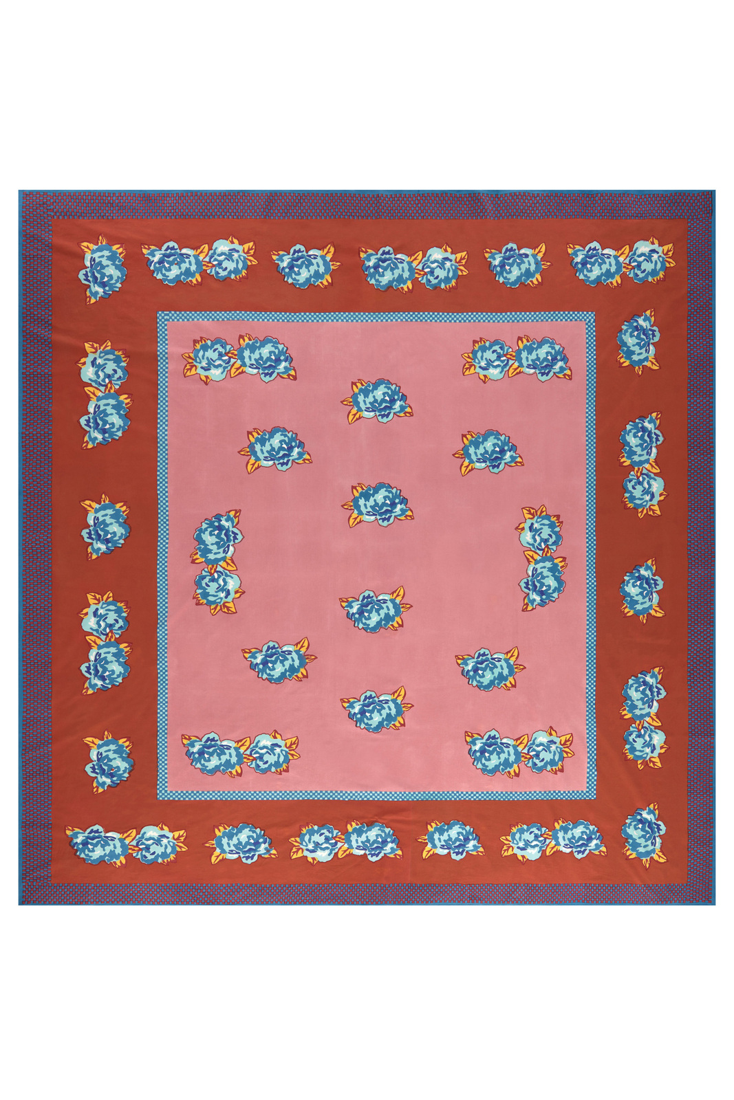 telo cotone 250x270cm--double peonia rust old pink