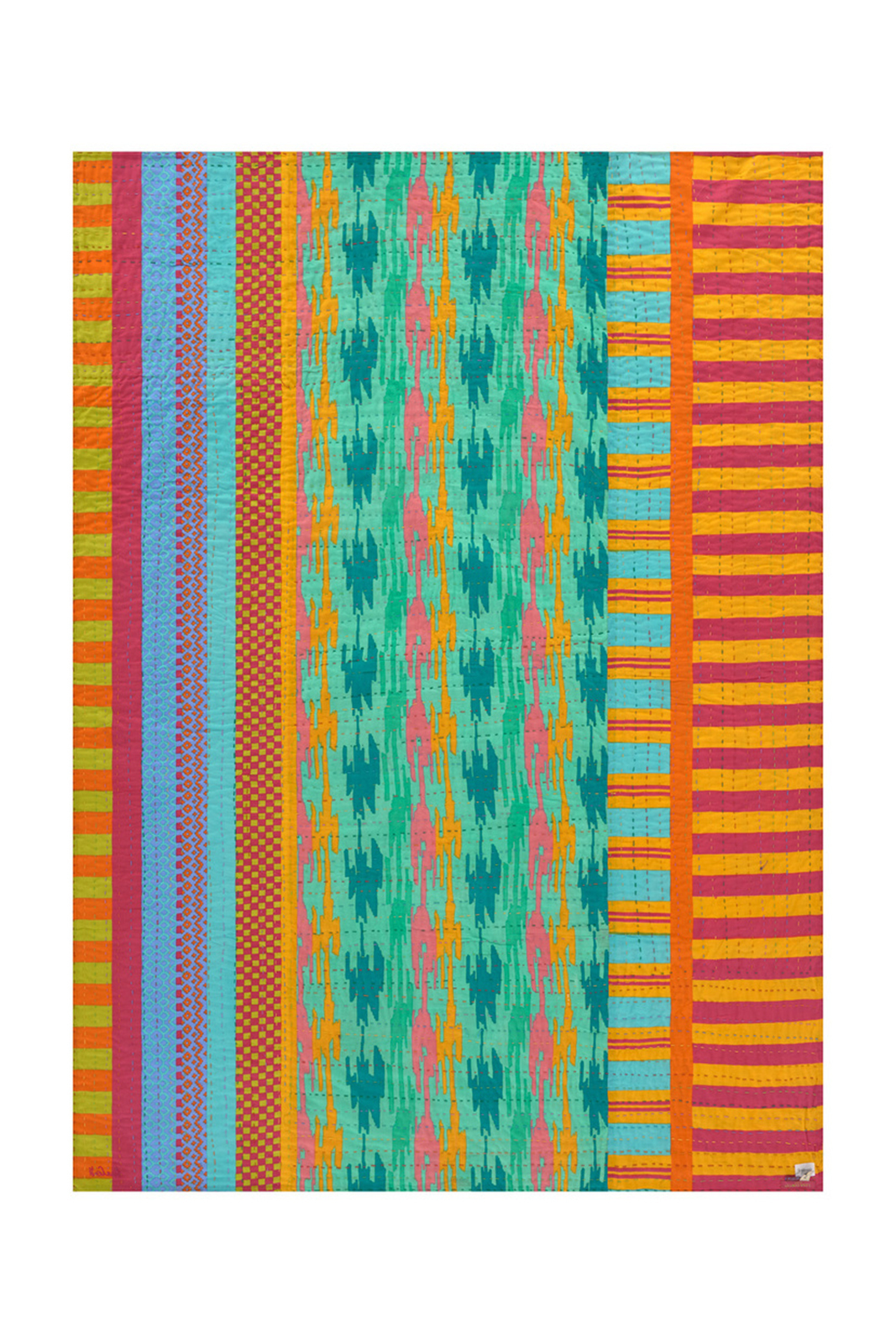 reversible gudri 130x180cm--three flower pervinch