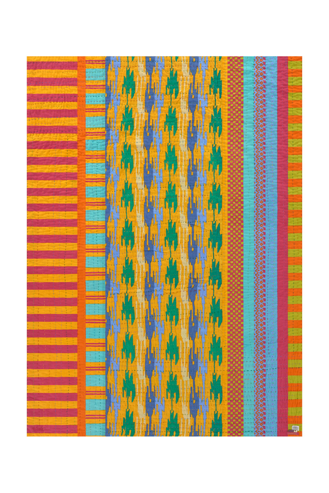 copriletto reversibile gudri 130x180cm--three flower red