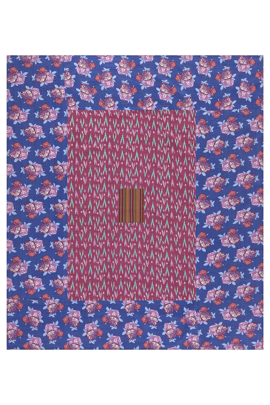 copriletto reversibile gudri 220x250cm--ikat arrow magenta
