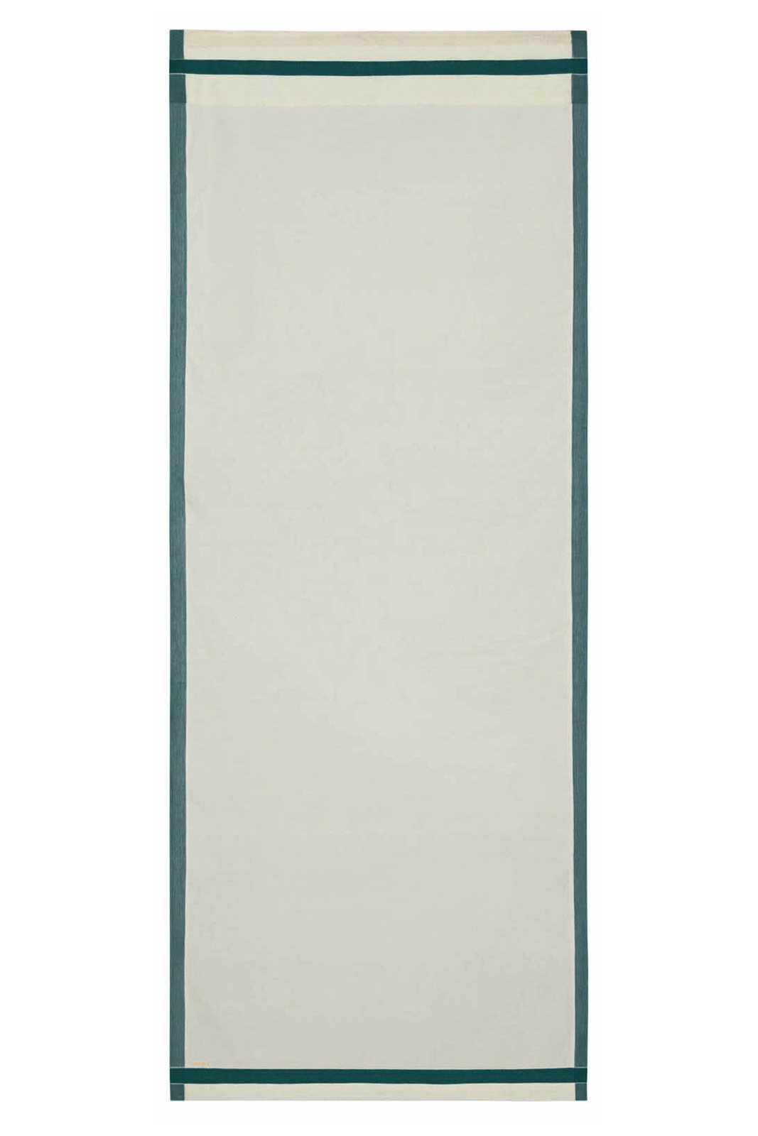 cotton curtain 100x250cm--dark green border