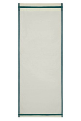 cotton curtain 100x250cm--dark green border