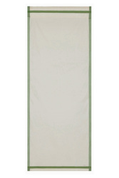 cotton curtain 100x250cm--olive green border