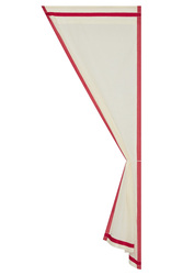 cotton curtain 100x250cm--red border