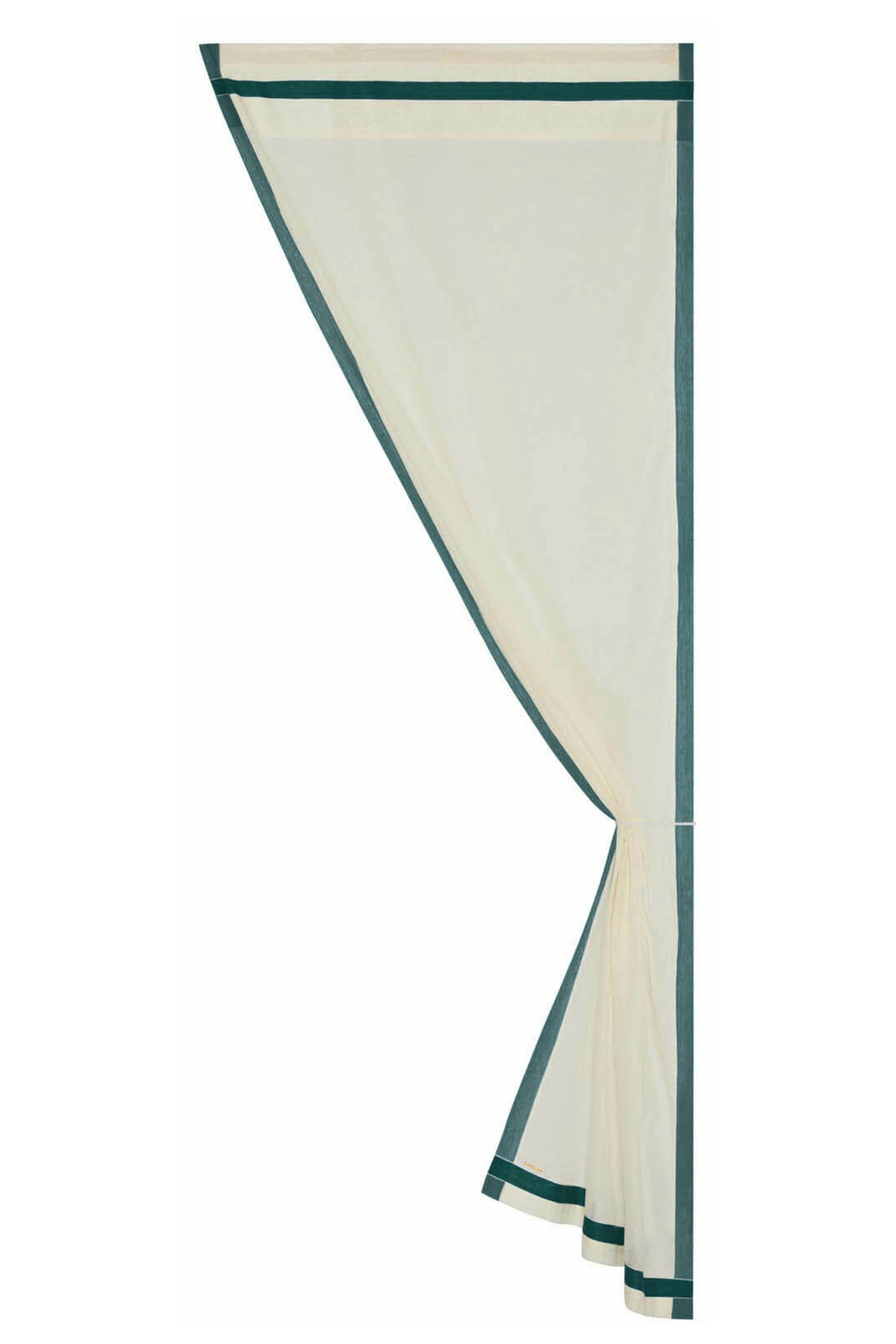 cotton curtain 120x330cm--dark green border