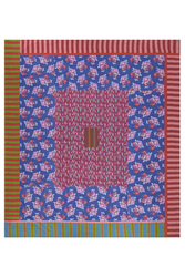 reversible gudri 250x270cm--ikat arrow magenta