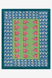 reversible quilt 220x270cm--nina rose blue