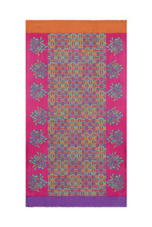 silk scarf 100x200cm--bullet magenta 