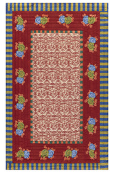 reversible quilt 180x270cm--indian tiger red