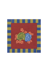 tovagliolo cotone 50x50cm--big flower red