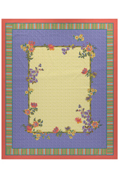 cotton cloth 220x270cm--oriental garden chutney pervinch