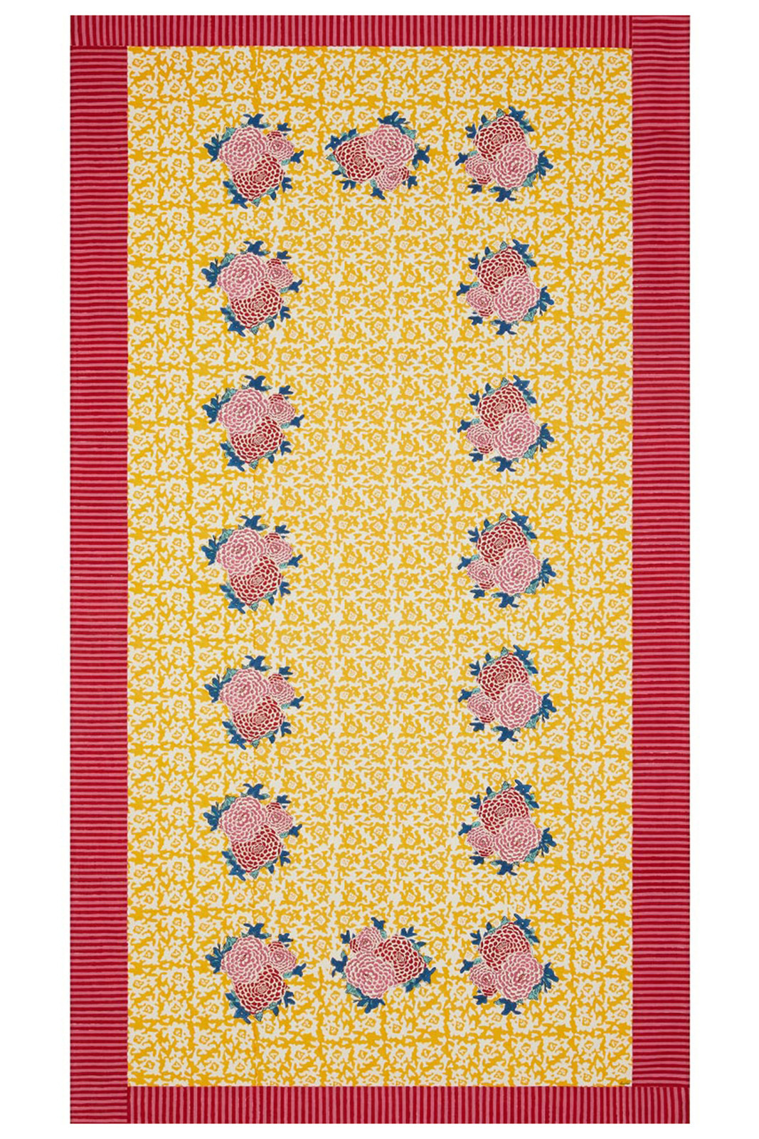 cotton cloth 180x350cm--arabesqua corolla gold natural