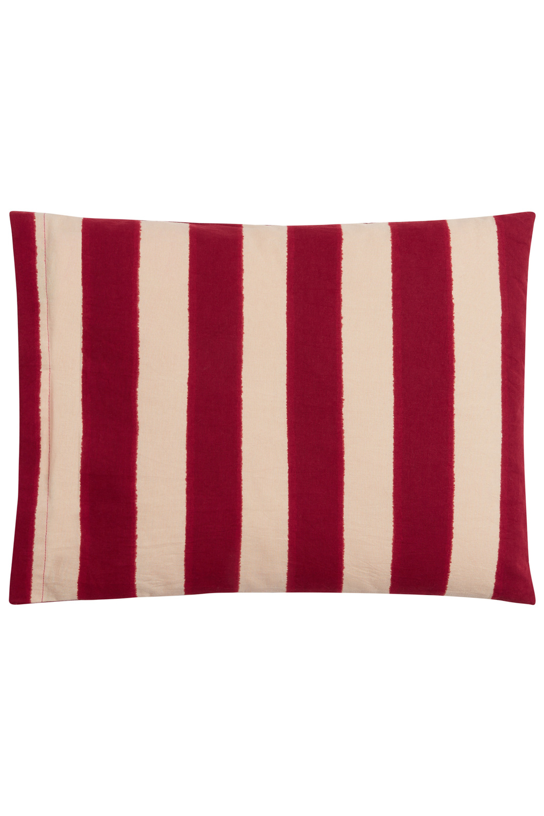 cotton cushion 30x40cm--nizam stripes green natural