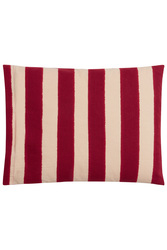 cotton cushion 30x40cm--nizam stripes green natural