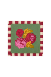 cotton napkin 50x50--nizam flower green