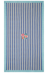 telo cotone 180x350cm--nizam stripes blue natural