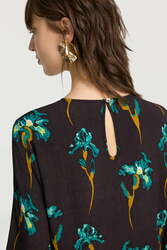 amla dress--black iris coffee