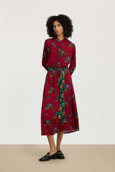 angela dress--shibuia flower red