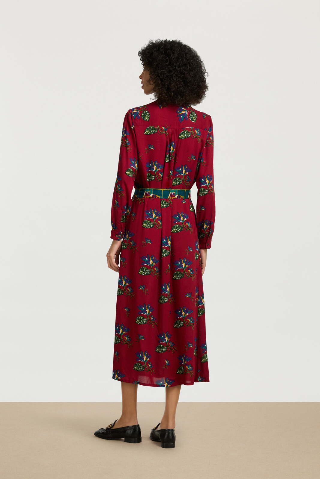 angela dress--shibuia flower red