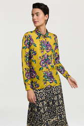 bella shirt--orihime roses green gold