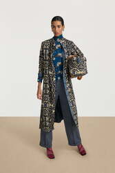 dafne duster--kasuri ikat ivory