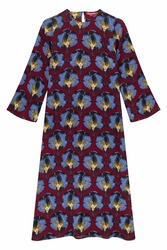 amla dress--kaori dark ruby red