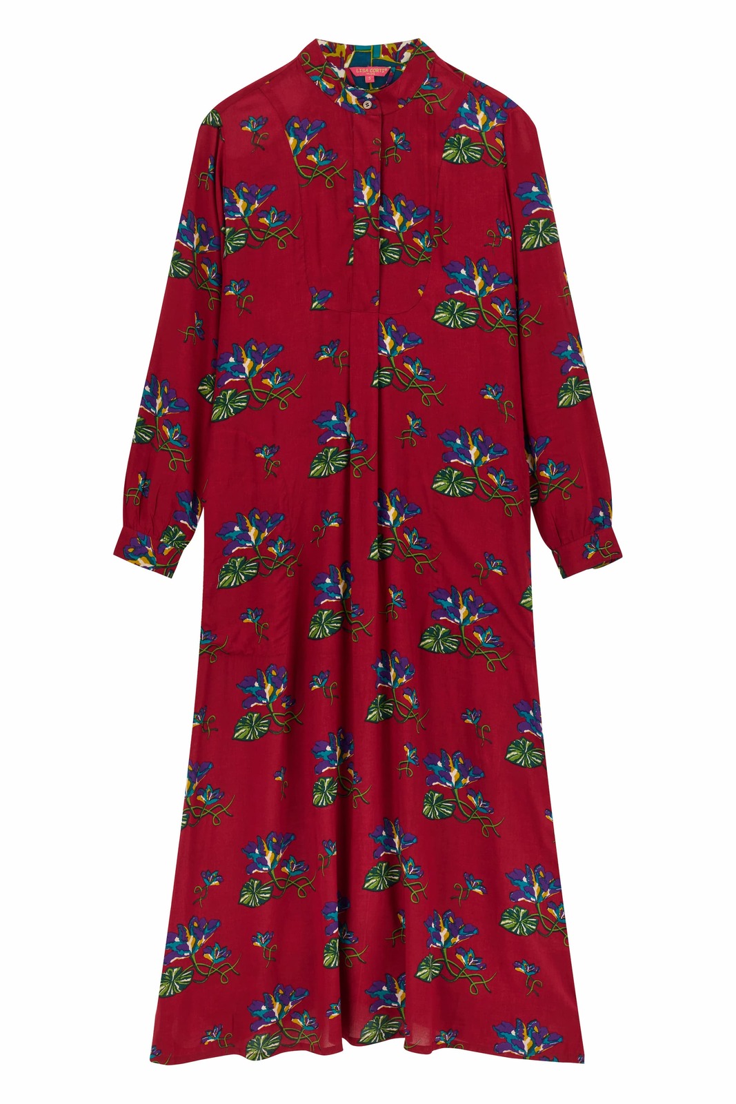 angela dress--shibuia flower red