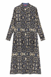 dafne duster--kasuri ikat ivory
