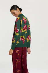 frida pullover--gensho flower forest