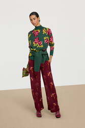 frida pullover--gensho flower forest