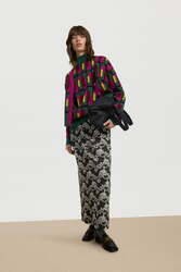 frida pullover--jaipur maze forest