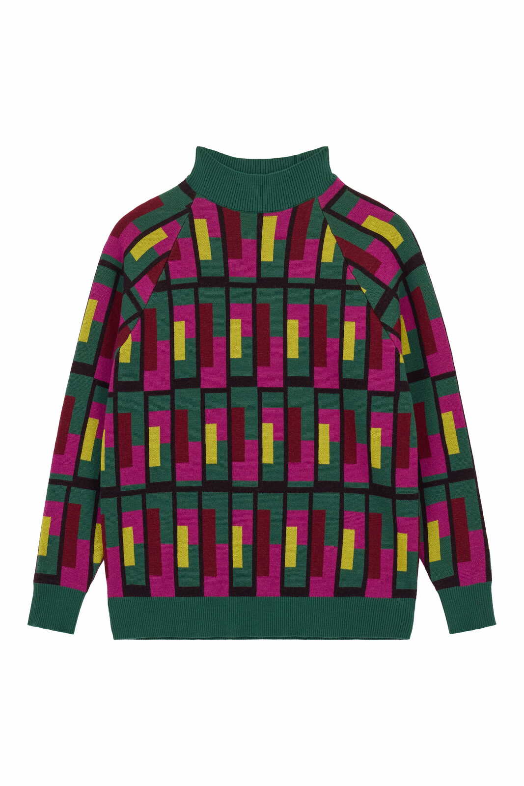 frida pullover--jaipur maze forest