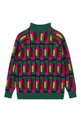 frida pullover--jaipur maze forest
