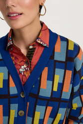 ginevra cardigan--jaipur maze royal blue