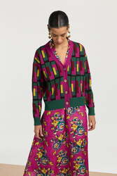 ginevra cardigan--jaipur maze forest