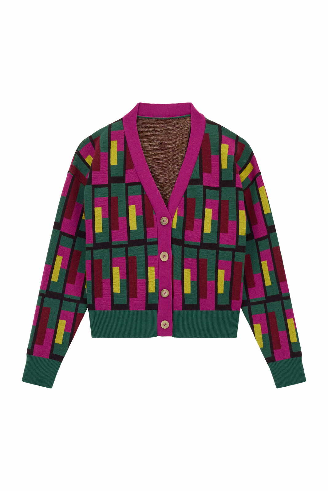 ginevra cardigan--jaipur maze forest